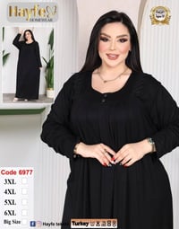 3XL-6XL • اسود • ماركة هيفا