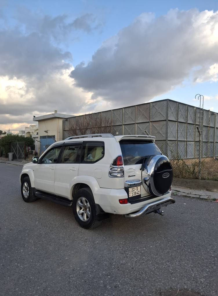 تویتا پرادو مودیل 2007
مواسفات GX
کوردی عربی
تبریت توماتیک ABS  تبریت مرکزی  سقف DVD فولیوم تحدید سرعە شاشەو کامێرا ئاوینە کراج +دبل اکسل  غاز +بنزین  ڕقم جدید سنوی ب اسمی بدون دعم و ضربە تحویل +وکالە شرط 14$ورقه 4سلندر محرک و کیر کبس غرامە نزل من سعر  سیارە مکفولە عنوان اربیل سعر 138$ رقم *********** فايبر واتساب موجود أربيل, العراق
