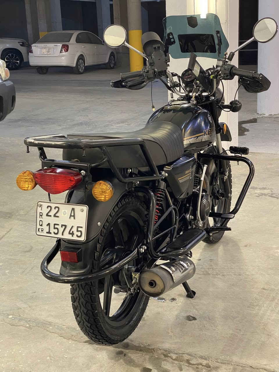 Rkc
ماشية 35 الف
محرك 200cc 
السعر 2 مليون و100
*********** 
مكان اربيل
