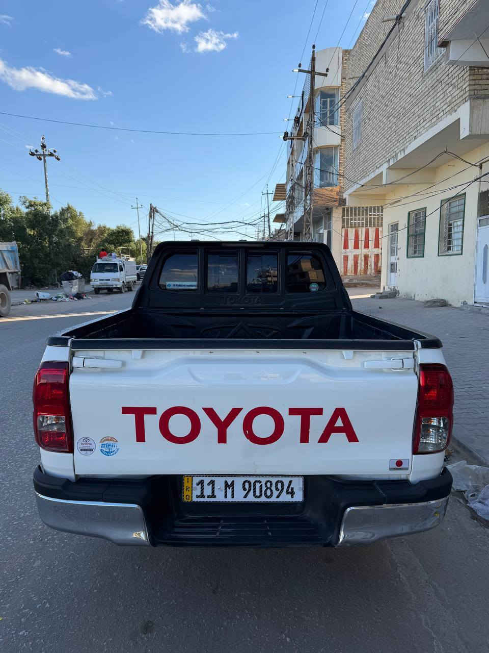 للبيع هايلوكس موديل 2022 ناصية كير عادي محرك بلادي ما مفتوح جاهزة من كل شي كير مكينة حدادية تبريد ماشية 110 الف رقم بغداد سنوية لل2033 بيهة فقط بنيد مبدل بلادي بدون صبغ بدون دواخل والقديم موجود السعر 230 المكان نجف ***********
