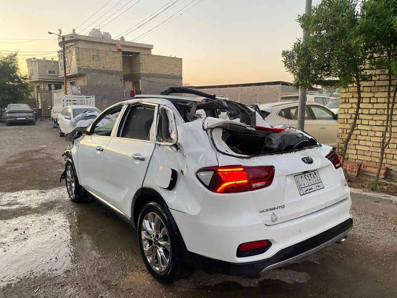 سلام عليكم خوان للبيع كيه سورنتو 2019 رقم بغداد تحويل مباشر السياره سابقآ مكفوله وحالين متضرره وبيع على وضعها السياره شغاله وتمشي مكينه وكير كفاله السياره فول مواصفات 1/1 العنوان بغداد حي النصر رقم الهاتف ***********
