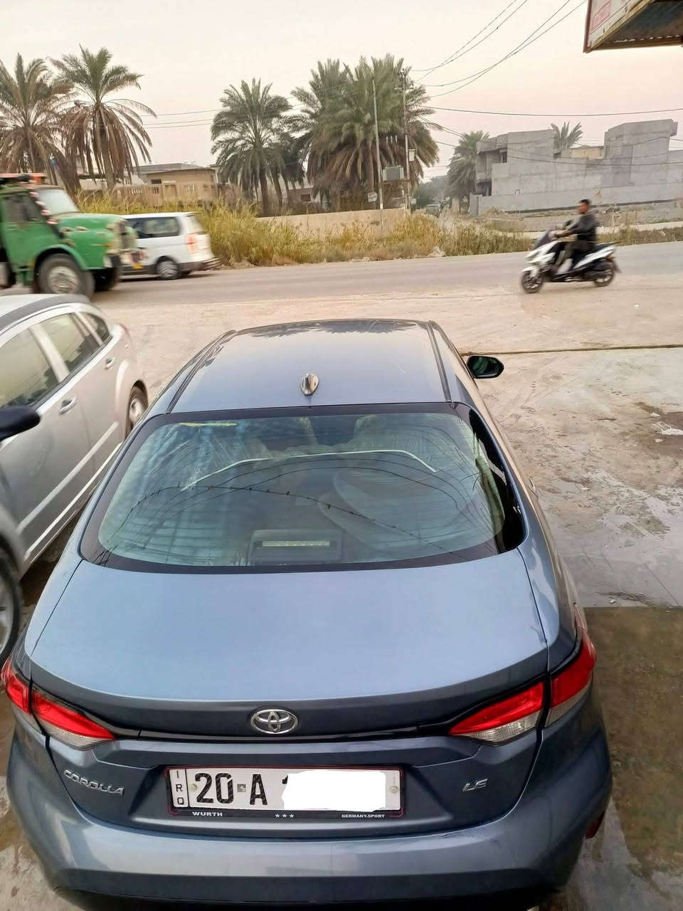 كورله موديل 2024 بانزين وارد امريكي ضرر جامرلغ خلفي معدل بارد وشويه بل صندوك بدون صبغ السياره اني مدخلهه للعراق ماشيه 28 ألف بسمي مكينه كير تبريد تخم تاير كفاله 

المواصفات رادار امامي توقف ذاتي مانع انزلاق هند بريك بصمه تحديد مسار تحكم ستيرن كامل سياقه ذاتيه السياره جاهزه من كلشي السعر 162 بيه مجال قليل 

المكان ديالى بعقوبة 

رقم الهاتف ***********
