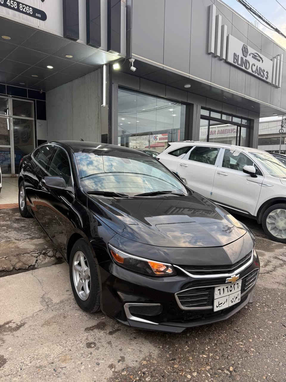 Chevrolet Malibu 2018 
ماليبو موديل 2018 قطعتين و نص صبخ بدون دواخل بدون ايرباك السعر 93 ورقة 
كير محرك بشرط ماشية 130 الف 
تحويل غرامة بشرط 765 الف غرامة عليها تنزل من السعر  المكان السيارة دهوك 
***********☎️ دهوك, العراق
