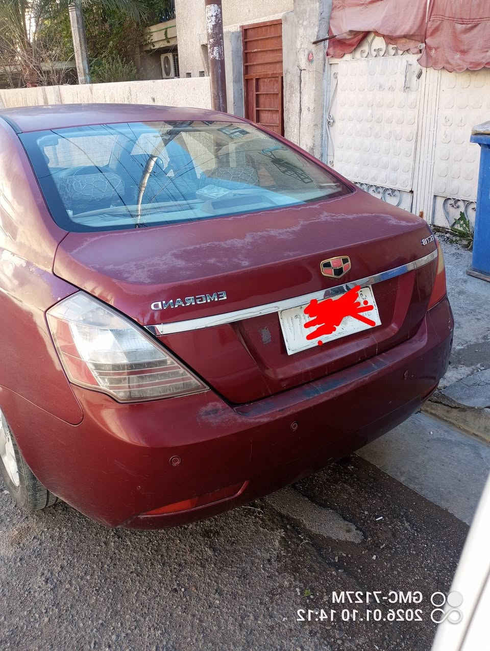 السلام عليكم سياره للبيع جيل ام جراند 7 موديل 12 سياره بلاديه الاتصال على هذا الرقم ***********
