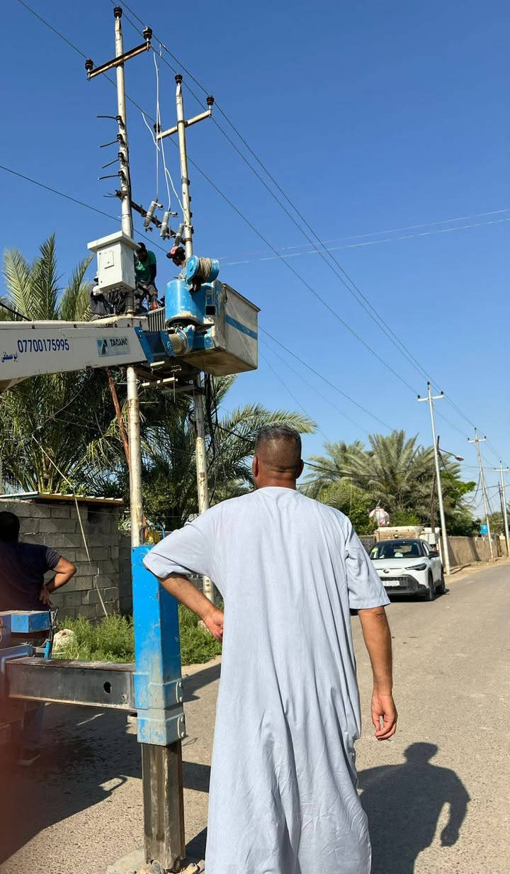 خير ألناس من نفع الناس
بمتابعة الاستاذ حيدر موحان تم بعون الله تعالى المباشرة بنصب محولات الكهرباء في قرية المؤمن لفك الا ختناقات وتأهيل الشكبه الكهربائية 
اخوكم المختار
 ابو مشتاق الشمري


**إذا كنت صاحب هذا الإعلان وتريد حذفه لأي سبب، رجاءا أرسل رسالة إلى الدعم الفني**
