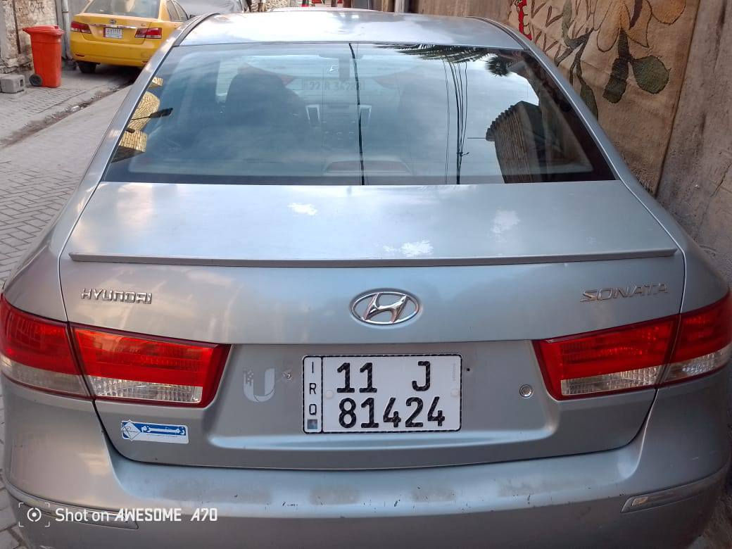 السلام عليكم
سوناتا 2009 خليجي باسمي رقم بغداد انكليزي 

مكينة 2400 اربع حساسات كير حدادية امامي وخلفي لوك

فتحة تحكمات جهتين مكاني بغداد 

السعر 105

***********
