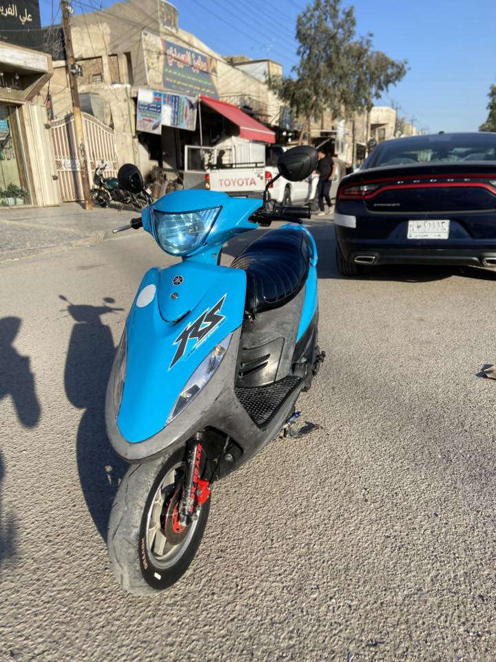 سلام عليكم عدلة سمائي الدراجة شوفت عينك بيهة نواعم مكفولة كفالة عامة كفر ومكينة وجيب وفيتر وافحص الدراجة خير من الله مكينتهة شلعة معدل كابريتر سلف كلة اصلي ما بيهة اسم نقص كلة شغال قفل ستيرن قفل جنطة مكاني بغداد الشهداء العبيدي الثانية السعر مليون و٢٥٠ رقمي ***********اسف علة الاطالة ♥️♥️♥️♥️
