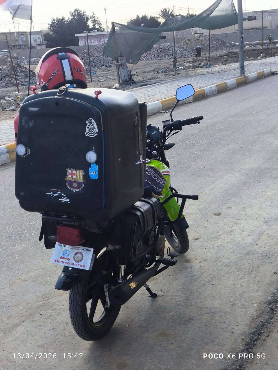 شاينك موديل ٢٣ طالعه ب ٢٦ قبل شهر طالعه وكيله ابن جرد دراجه مكفوله كفاله عامه ما مبدل اي شي بيها دراجه معروضه لبيع ١٤٥٠ وبيها مجال ‪***********
