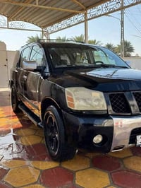 وبركاته  ارمادا 2005 خليجي رقم بغداد لون اسود صبغ حزام أثر شخوط محرك ك...