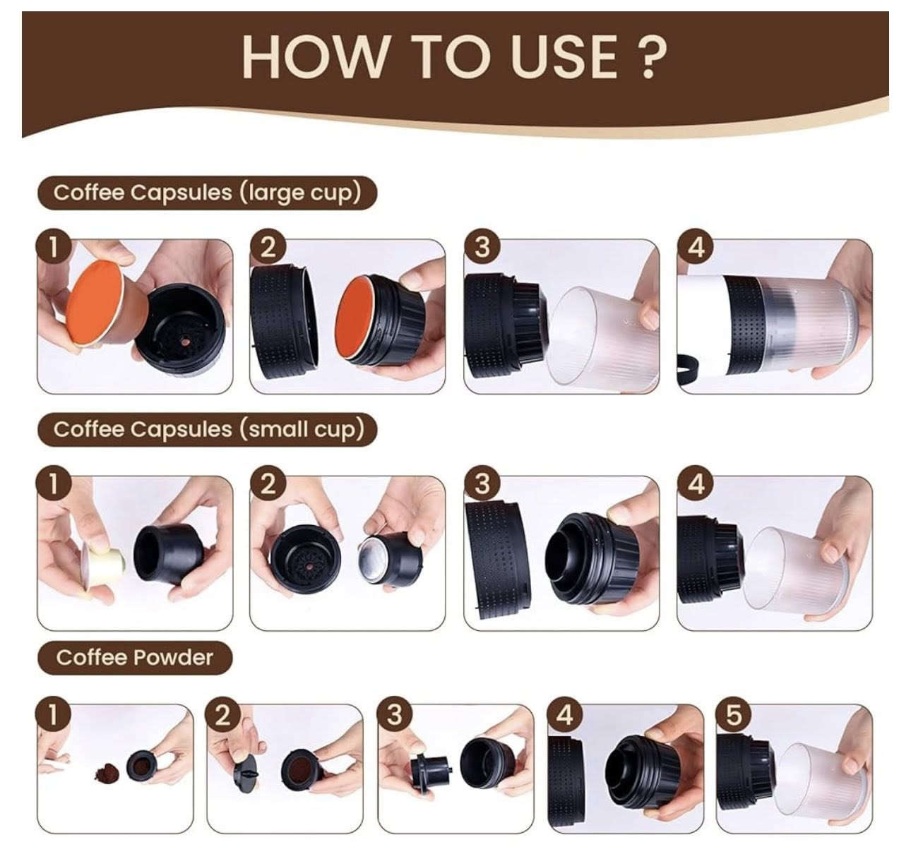 ⸻

🔥 عرض مميز للبيع – ماكينة قهوة محمولة 3×1 🔥

استمتع بألذ قهوة وين ما تكون ☕✨
ماكينة قهوة محمولة تدعم الكبسولات + القهوة المطحونة

✔️ تصميم أنيق وصغير الحجم
✔️ تعمل بشحن USB
✔️ سهلة الاستخدام والتنظيف
✔️ مناسبة للسفر، السيارة، العم


**إذا كنت صاحب هذا الإعلان وتريد حذفه لأي سبب، رجاءا أرسل رسالة إلى الدعم الفني**