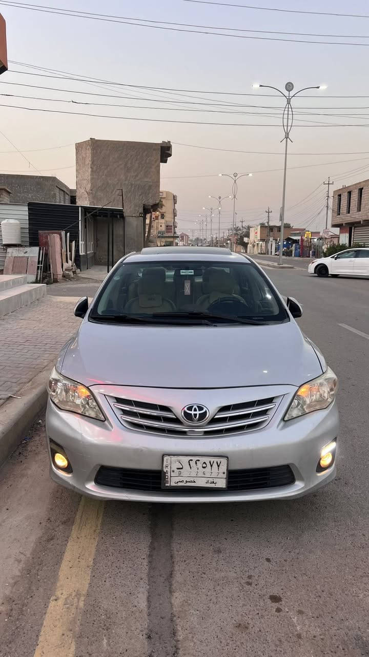 السلام عليكم للبيع!
تيوتا كورلا 2012 فول مواصفات بريم خليجي ماشيه260الف
حساس خلفي مري شفط فتحه تبريد وتحكمات بيانو شاشه بلادي 
كير محرك شرط 
صدر شرط 
تبريد تدفئه شرط
داخل السياره نضيف 
تخم تاير جديد
السياره مابيه نقص برغي
السياره بيه مكانات صبغ مثل ماموضح ب الصور
والسونار مرفق مع المنشور
السعر 140 وبيه مجال 
العنوان صلاح الدين الضلوعيه
للاستفسار الاتصال ع رقم
***********
***********
