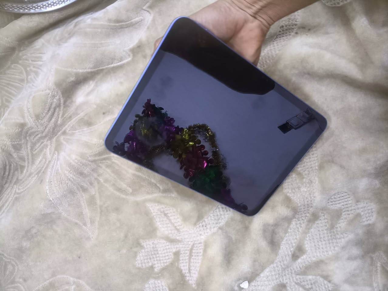 ايباد 10
البطاريه.    91 
الذاكره       64
 الجهاز مكفول من كلشي 
لوك لوك لوك 
اي نقص بي يرجع 
الجهاز ابد ما مصلح ولا مفتوح برغي بي 
السعر.         320 وبي مجال 
مكاني.        بغداد عبيدي 
رقم الهاتف    ***********
متواجد خاص وواتساب ورقم 
تحياتي ♥️
