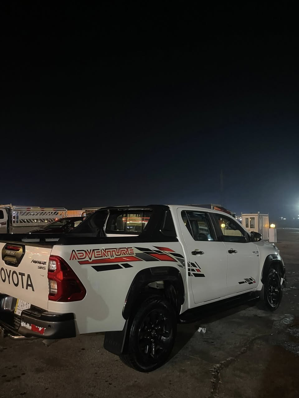 السلام عليكم
تيتوتا هايلوكس أفنجر للبيع 
موديل 2021

معروفه موصفات الافنجر 

السونار مرفق في المنشور 

رقمه قادسيه 

العنوان حله 

***********

***********

السعر 325 وبيه مجال قليل 

غير متواجد علي الفيس
