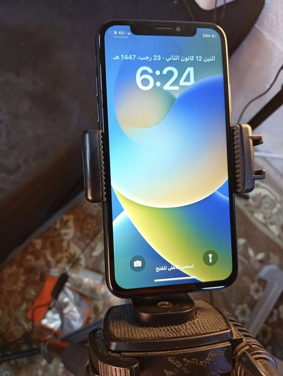 سلام عليكم … مكاني كركوك

جهاز ايفون X عادي نموذج M/LLA امريكي تك سيم او يدعم شريحة الكترونية ذاكره 64 كيكه بطاريه 95 فقط بطاريه مبدل بشرط اصلي او كل جسمه بلادي فيس ايدي شغال جهاز حيل نضيف مابي اي عيب للبيع سعر 125 الف بي مجال شراي اتصل ***********
