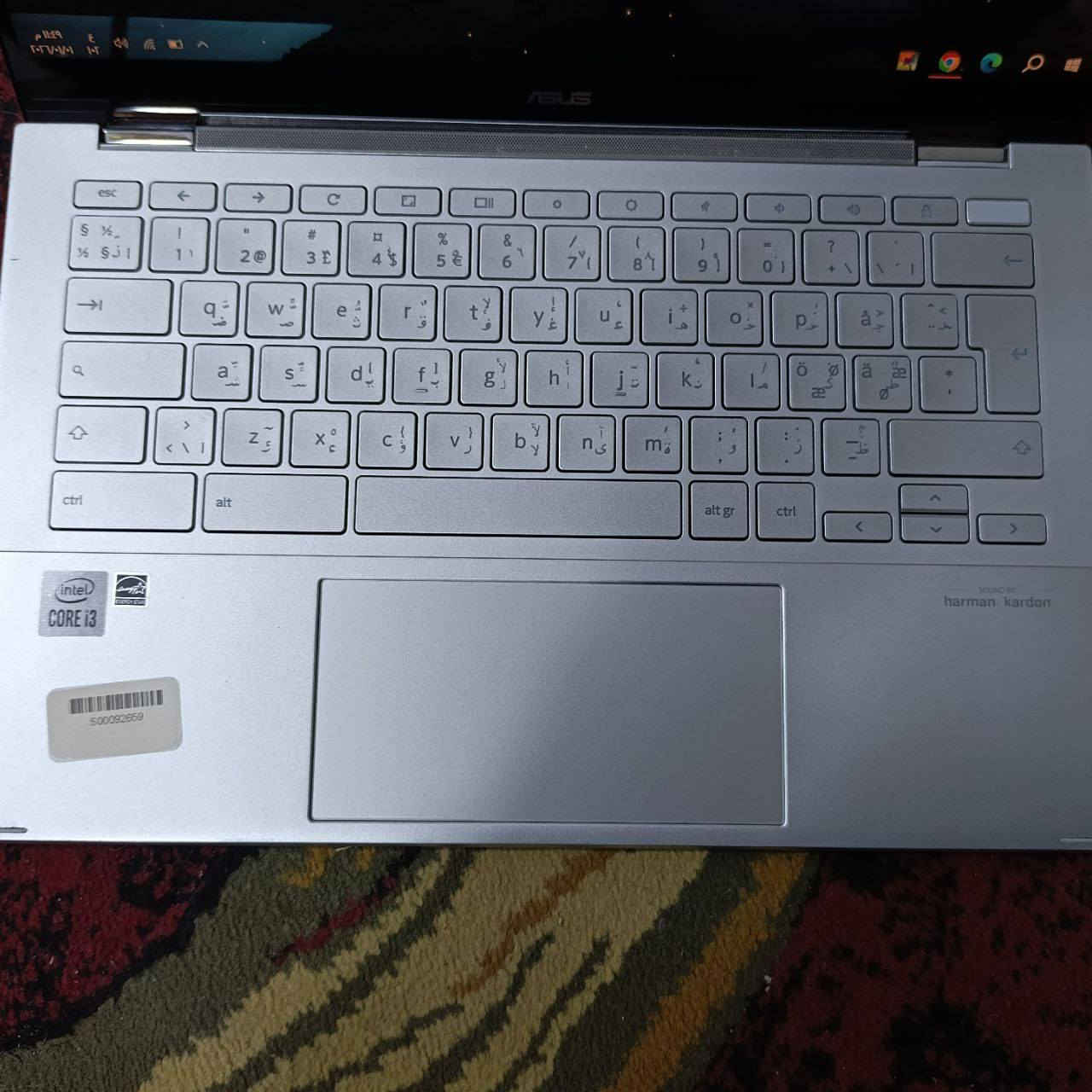 لابتوب ASUS لمس قلاب وجيل 10
‏السعر 350 الف فقط
‏حجم الشاشة 14" دقتها حلوة ولمس وقلابة 360 درجة
‏المعالج i3 جيل عاشر
‏الرام 8g
‏الهارد 128GB
‏نظام التشغيل وندوز 10
‏كيبورد عربي انكليزي ضوئي
‏شحن سريع تايب سي(ملاحظه بيها منفذين واحد منهن ما يشتغل)
‏تجي سوبر سلم نحيفه كلش
‏مع شاحنتها الاصلية 65 واط ومع باكيتها
‏نظافة الابتوب 85%
‏الموقع بغداد الدورة
‏للاستفسار خاص او واتساب ***********📞
‏
