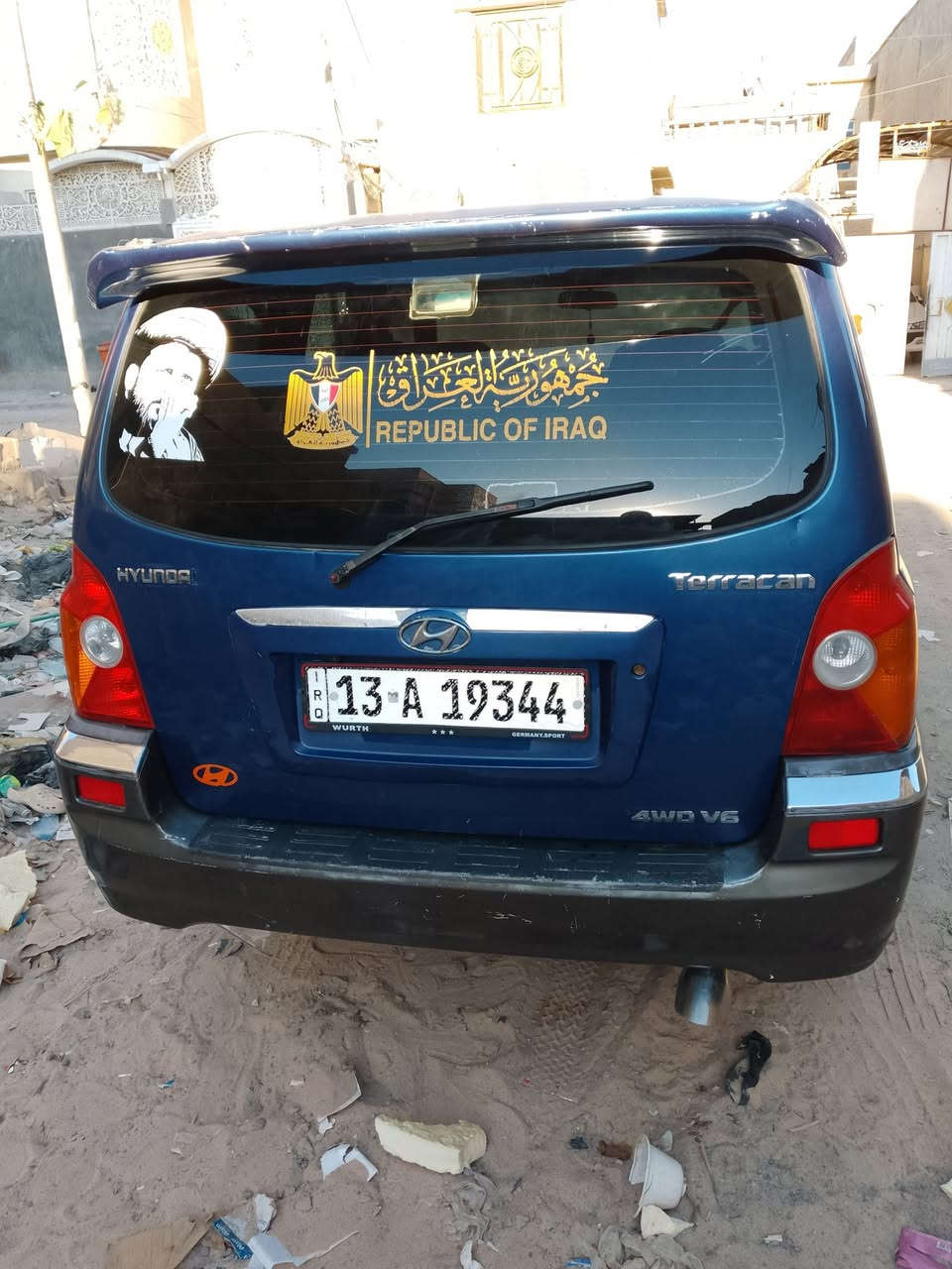 السلام عليكم سيارة هونداي تراكان موديل 2002مكفوله من الضربه والصبغ سياره جاهزه من كل شي رقم ميسان انكليزي بسمي مكاني بصره للاستفسار الاتصال على الرقم ***********السعر 75بيها مجال
