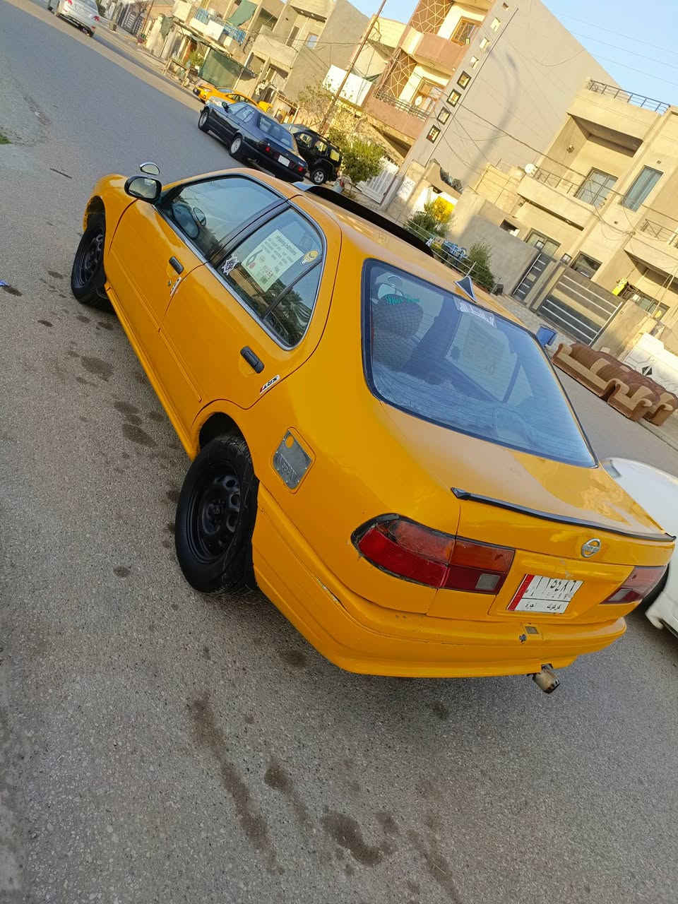 للبيع نيسان صني تكسي موديل 1995رقم كركوك سنويه عضم عاج لل 2020  نقابه صفر بطاقه بانزبن شرط التحويل والغرامات كير ومحرك بلشرط كير عادي كهربائيات شغاله تبريد شغال شاشه وسمعات باتري جديد صدر جديد تايرات جديد السياره نضيفه عنوان السياره في كركوك السعر 27 ومجال قليل
***********
