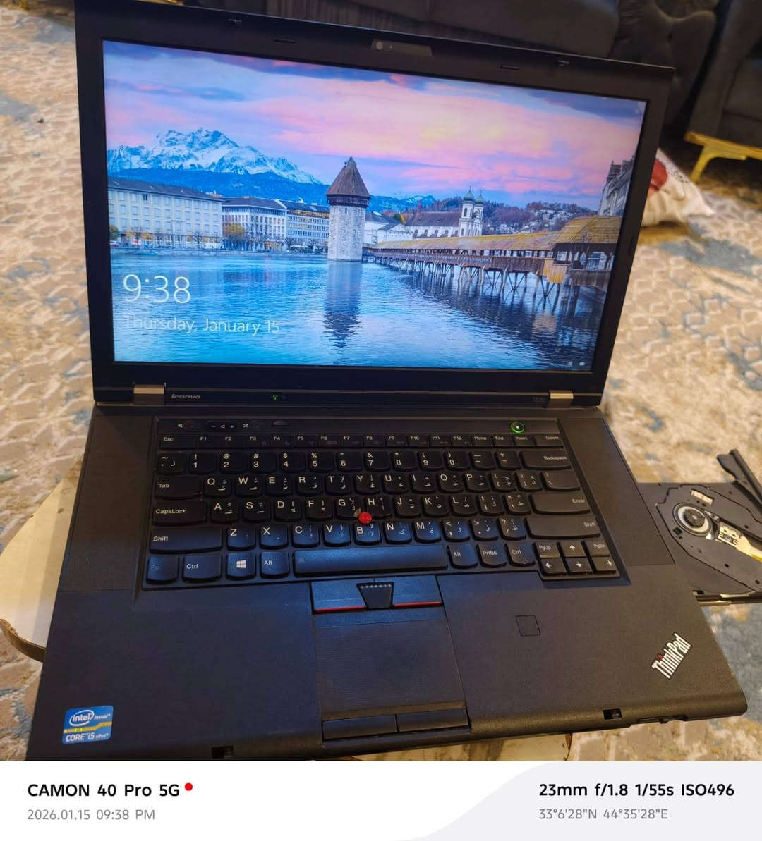 لابتوب  lenovo Think pad T530 
‏الحاسبة جدا رائعة ومواصفاتها عاليةسعة التخزين, 256 
‏تحتوي على كاميرا وشاحنات الاصلية كاملة و للأستفسار اكثر التواصل على الرقم *********** 
‏السعر 145 والسعر قابل للتفاوض  ومعها ماوس سلكي
