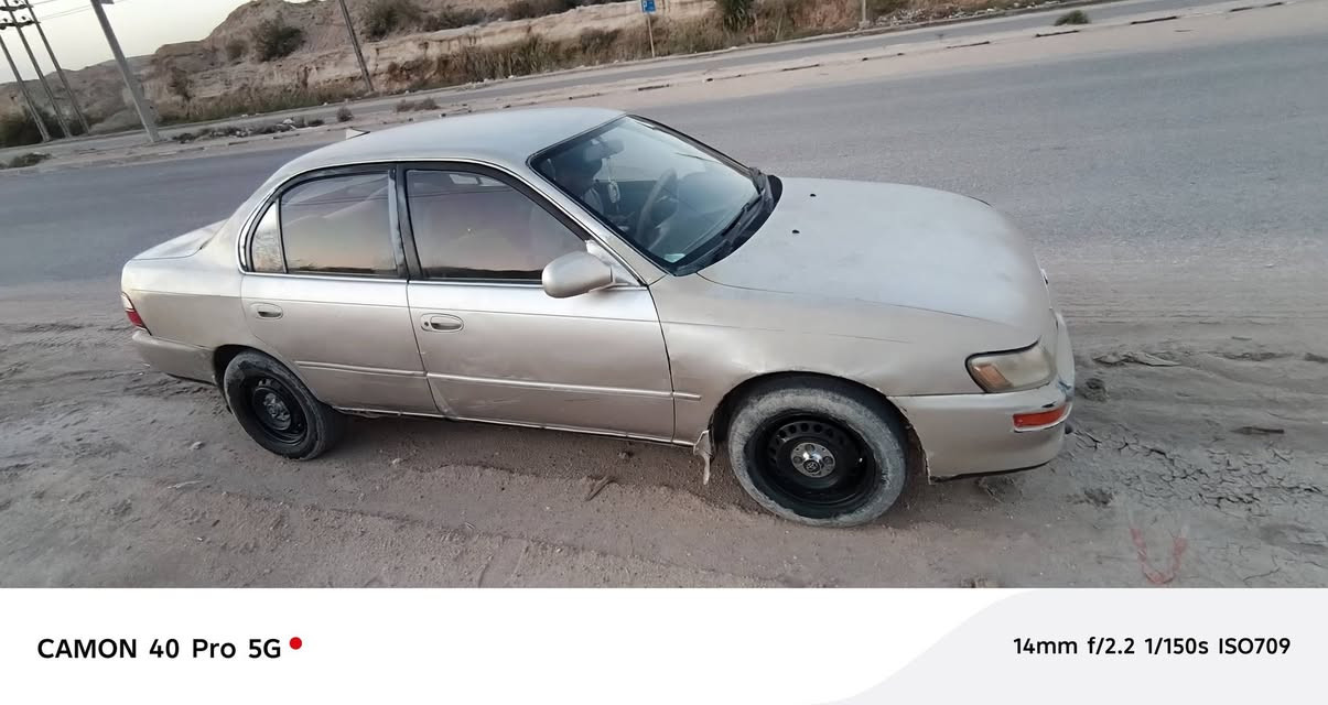 السلام عليكم كراون كورله 94 للبيع السياره جاهزه كير مكينه بل كارتون (ضفير جديده باتري جديد دشبول جديد تبريد ثلج السياره مكفوله فقط جاملغ امامي بيه دحجه مكان السياره كوفه شارع المعمل السعر50 مجال بصيط حك الجيه الرقم ***********
