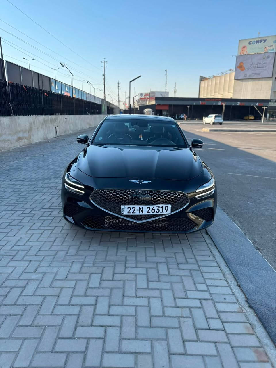 السلام عليكم
G70 SPORT PRESTIGE اعلى المواصفات فوول 

٦ سلندر ويل كب١٩ تو سايز ، ٥ كامرات،اوتو هولد حساسات امامي خلفي تشغيل عن بعد كشنات بقلاوة سقف كنتارا مقاعد تحكم كهرباء وتدفئة وتبريد تدفئة المقود فتحة،تحكم حركه المقود كهرباء محدث دعاميه شكل ل ٢٥ رادارات امامي خلفي جانبي خروج عن المسار المرآة الجانبيه  معتم وهيتر وقلابه واشارة جانبية  وباقي مواصفات الجنيسيس معروفه مواصفات الفول 
حادث خفيف  جاملغ امامي  مبدل ومصبوغ وحافه البنيد مبدل نفس اللون بدون حداديه، بأسمي تحويل ثاني يوم مع هزة جديدة 
السعر: ٢٣٩$ وبي مجال  
*********** تفاصيل اكثر المحامي مصطفى الهاشمي
