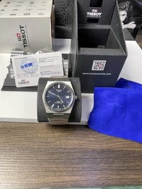 تيسوت PRX • باورماتيك 80 • مينا أزرق