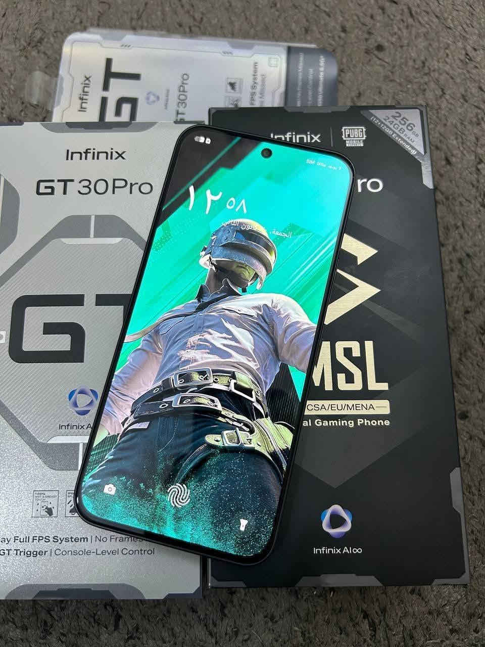 انفنكس Gt30  برو   بطارية ٩٩ نضافة ٩٩  للبيع ب 350 بي مجال كلش بسيط ونضافة ٩٩ ملحقات كارتون وكفر الاصلي وشاحن ٩٠ واط  مكاني النجف مواصفات معروفة...!
انفنكس Gt30  برو   بطارية ٩٩ نضافة ٩٩  للبيع ب 350 بي مجال كلش بسيط ونضافة ٩٩ ملحقات كارتون وكفر الاصلي وشاحن ٩٠ واط  مكاني النجف مواصفات معروفة...! 

المعالج: MediaTek Dimensity 8350 Ultimate بتقنية 4 نانومتر (ثماني النواة).معالج الرسوميات: Mali-G615 MC6.أداء الألعاب: يدعم تشغيل لعبة ببجي (PUBG) حتى 120 فريم بسلاسة تامة.نظام التشغيل: Android 15 مع واجهة Infinix XOS 15.📺 الشاشةالنوع: AMOLED مسطحة بحجم 6.78 بوصة.الدقة: 1.5K وتساوي (1224 × 2720 بكسل).معدل التحديث: 144 هرتز لتجربة تصفح وألعاب فائقة السلاسة.السطوع: يصل إلى 1600 شمعة (HBM) وذروة سطوع تصل إلى 4500 شمعة.الحماية: طبقة زجاج من نوع Corning Gorilla Glass 7i.


**إذا كنت صاحب هذا الإعلان وتريد حذفه لأي سبب، رجاءا أرسل رسالة إلى الدعم الفني**