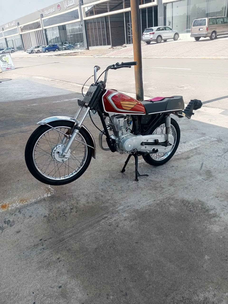 السلام عليكم 
نامه شلامجه شرط تحريكه معدل نار دراجه كامله ما تصرف عليه شي كامل من التايه إلى التايه دراجه متعوب عليه حيللل مكاني موصل حي البكر السعر 500 وبي مجال للطيبين شراي اتصل *********** بي واتساب خاص مفتوح
