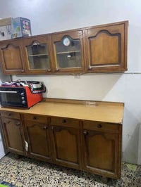 كاونتر ١٦٠سم • ملحق خشب قديم • بغداد