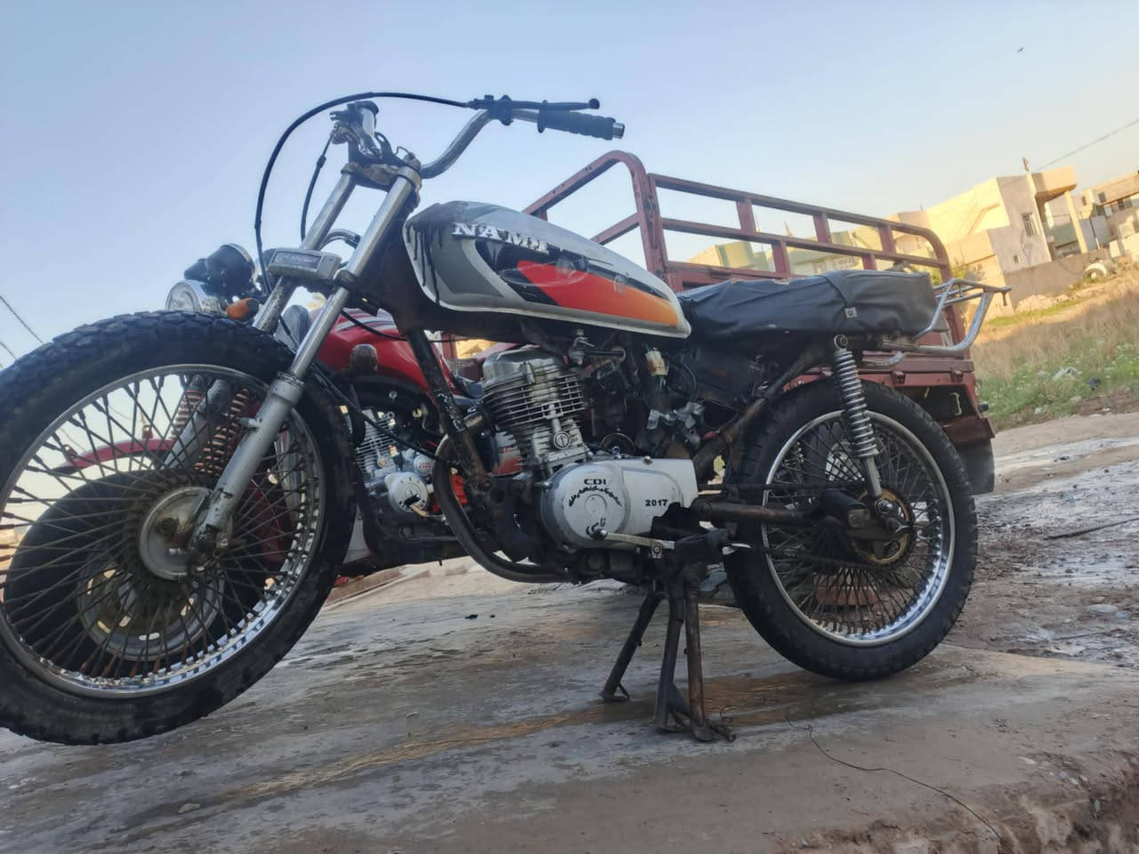 دراجه للبيع موديل 17 نامه كامه مكمله كلك كلك كلك ماكني ديالى الخالص سعره (200)بيه مجال ***********
