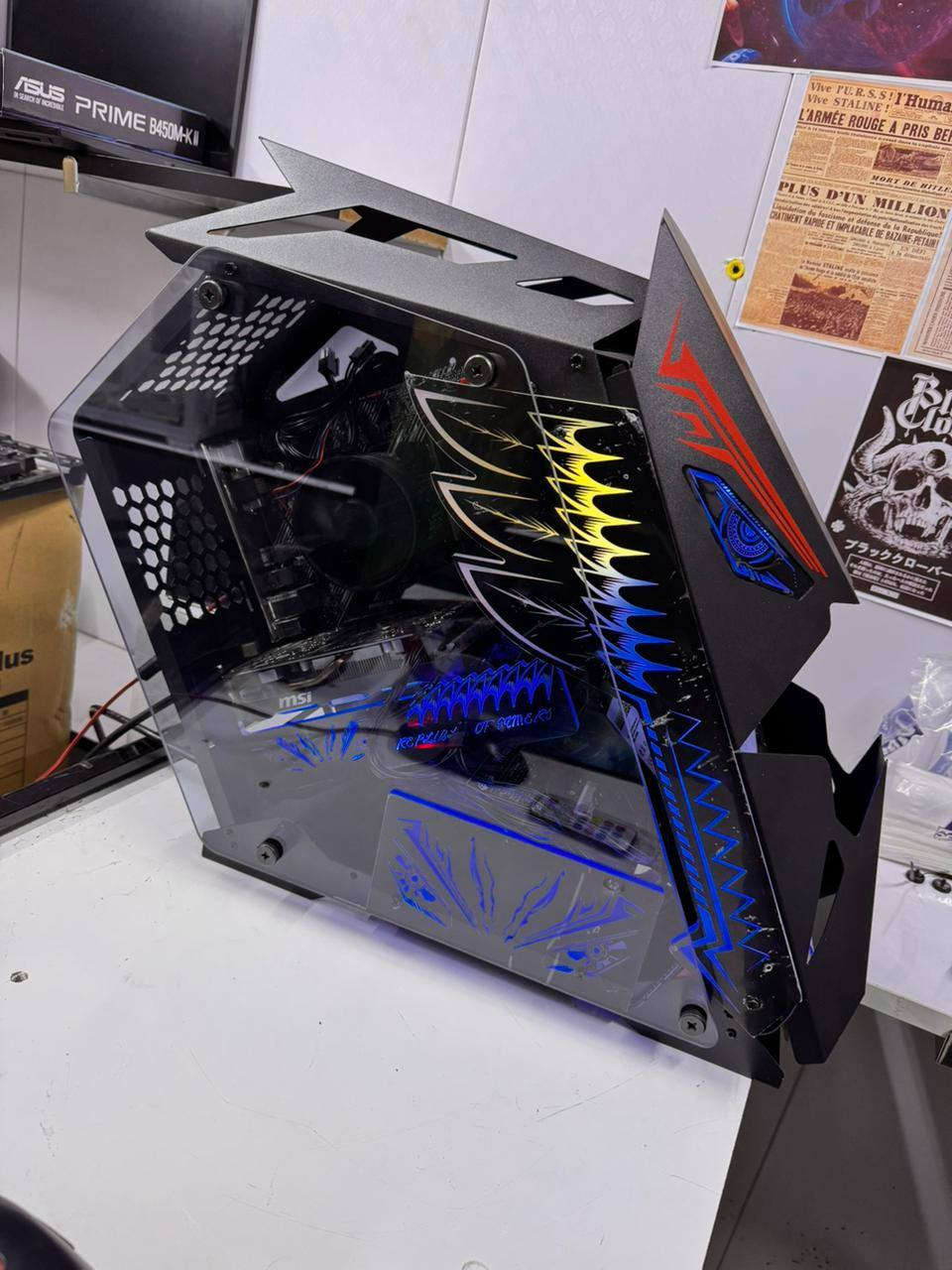 السلام عليكم ❤️

تجميعة مرتبة يشغلك العاب على فريمات حلوة 
مع ضمان شهر من تاريخ الشراء
I5 10400F
Cooler Deepcool 
RAM 16GB DDR4 3200 
ASUS H510M Prime 
GTX 1650 Super Msi 2Fans

+GPU Holder 
Storage : SSD256GB - HDD 500GB 
PSU 550W FSP HV Pro 80% Plus
CCASE ROG MAX JY08 Black + 3Fans RGB 

السعر 550 ألف شامل التوصيل

القطع نظيفة نظافة عالية 

للحجز مراسلة الصفحة 

توصيل متوفر لكل المحافظات ❤️


**إذا كنت صاحب هذا الإعلان وتريد حذفه لأي سبب، رجاءا أرسل رسالة إلى الدعم الفني**