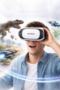 نظارة VR • ثلاثية الأبعاد • أفلام ٣٦٠