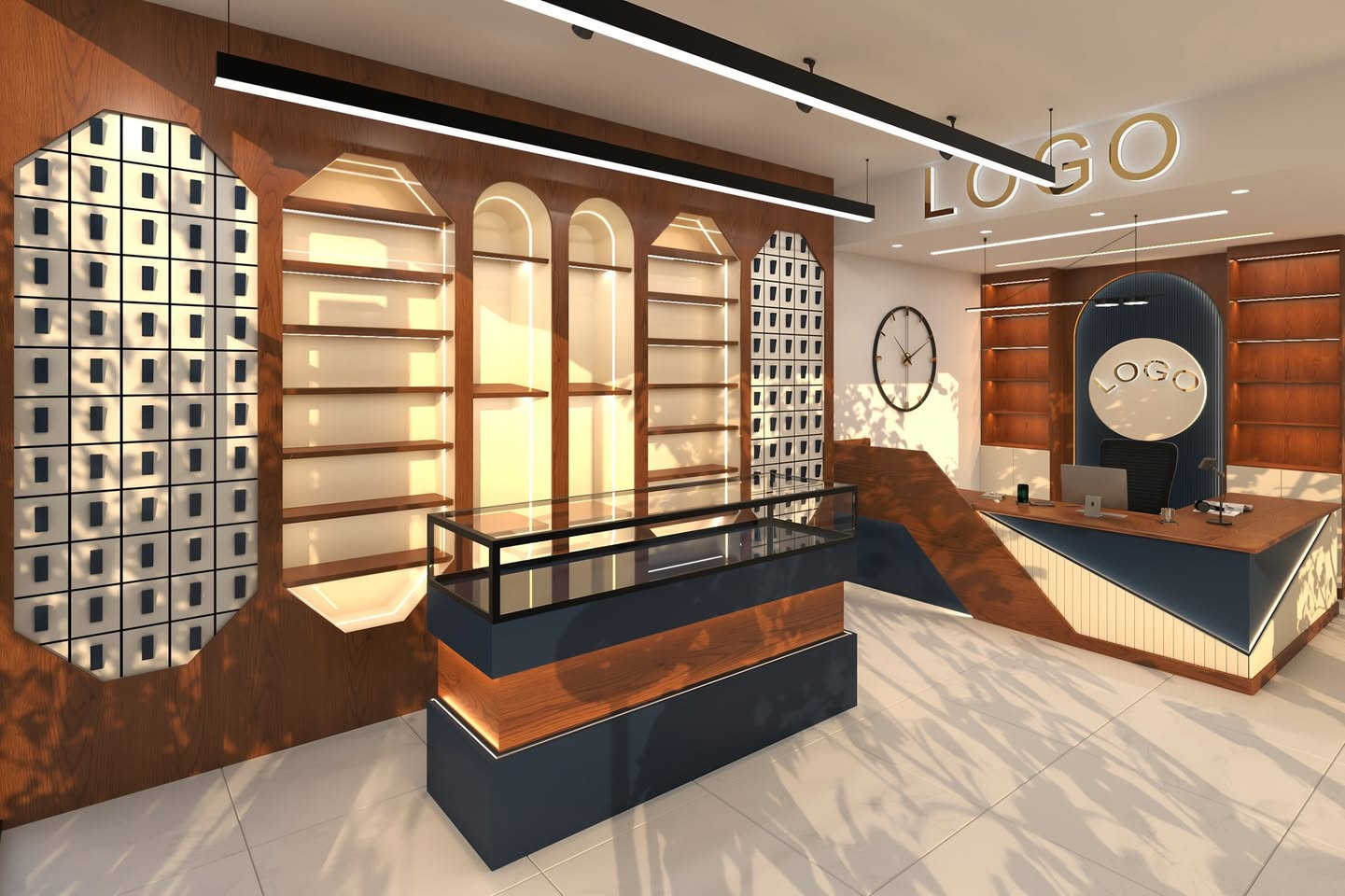 بأسلوب أنيق ✨
توزيع هندسي مدروس يوجه الحركة نحو الكاونتر الرئيسي مع إبراز المنتجات عبر إضاءة مخفية وخطوط سقف عصرية.
الواجهة الزجاجية تضيف عمق واتساع للمكان وتكمل تجربة عرض ديناميكية ومميزة.
.

.

.

.

.
Inner Space نصمم - نغير - نُلهم
العنوان بابل شارع المقام مكتب آسر الهندسي العقاري
الهاتف ***********

.

.

.
#تصميم

#ديكورات_داخلي

#ديكور_محلات

#reelsyapp

#inner_space⁩
