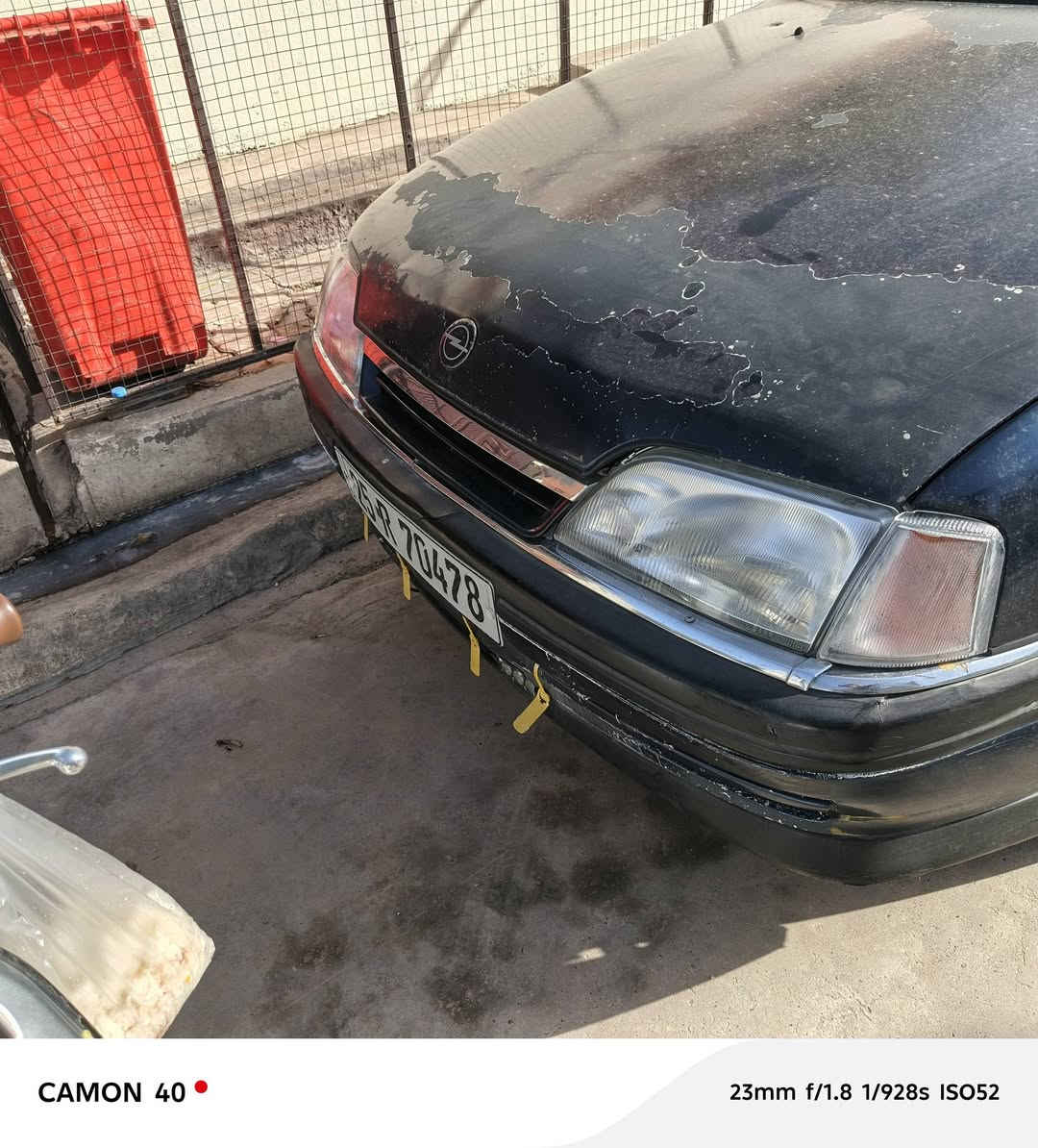 سلام عليكم متاح أوبل اوميكا صندوك موديل٩١ ؟؟؟؟حجم٢٠ كير محرك شرط سيارة بلاد بدون ضربه معجون مابيه رقم كركوك دولي جديد سنوية ٢٠٣٠ دفتر بانزين موجود بيها سيارة نضيفه صدر جديد تايرات جدد فقط جلح قليل بيها سعر ٤٠ إلي يحب يتفضل ***********
