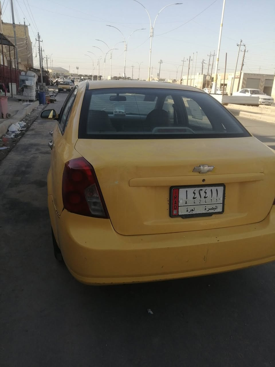 السلام عليكم
أوبترا تكسي بلاد موديل 2011 رقم بصره سنويه لسنه 27 مصفره هيئة وغرامات كير مكينه تمام تبريد شغال بيها جاملغ مبدل بدون دواخل وبيها دحجات بيها جراد لان على صبغته سعرها 54 بيها مجال بسيط للشراي مكاني ناصريه 
***********
