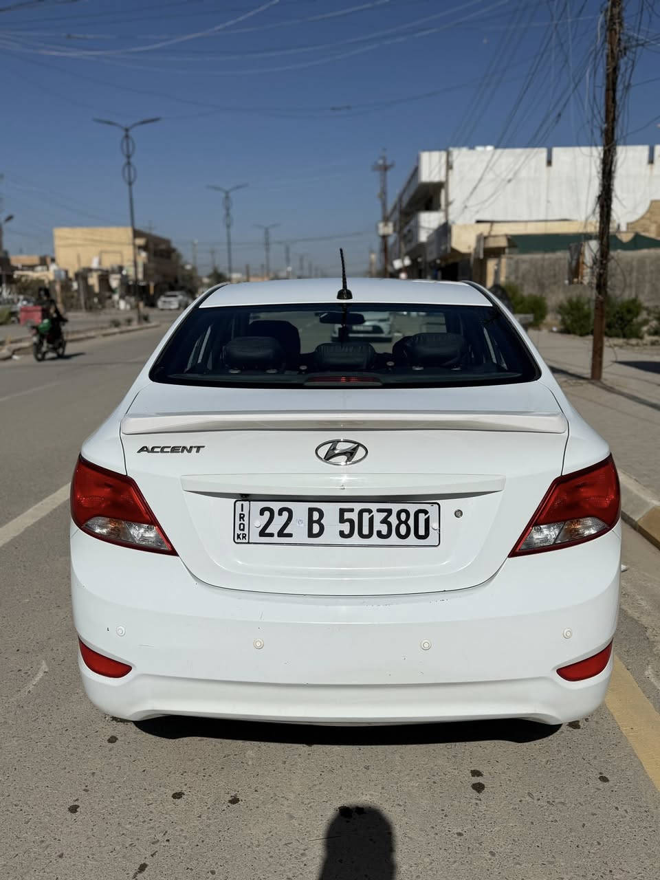 سلام عليكم 
اكسنت 2017 امريكي 
مكانه تكريت رقم اربيل السياره جاهزه 
السعر 115$ وبيه مجال 
***********
