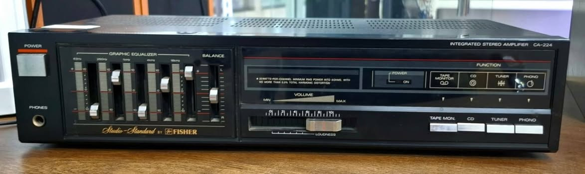 امبليفاير ياباني  ماركه فيشر Fisher
ويحتوي على ايكولايزر
حجم لارج 
جدا جدا نظيف
بلادي
١٨٠ واط حقيقي 

٦٥ الف فقط (نهائي)
يوجد توصيل كل المحافظات
محمد الآغا للصوتيات
***********
