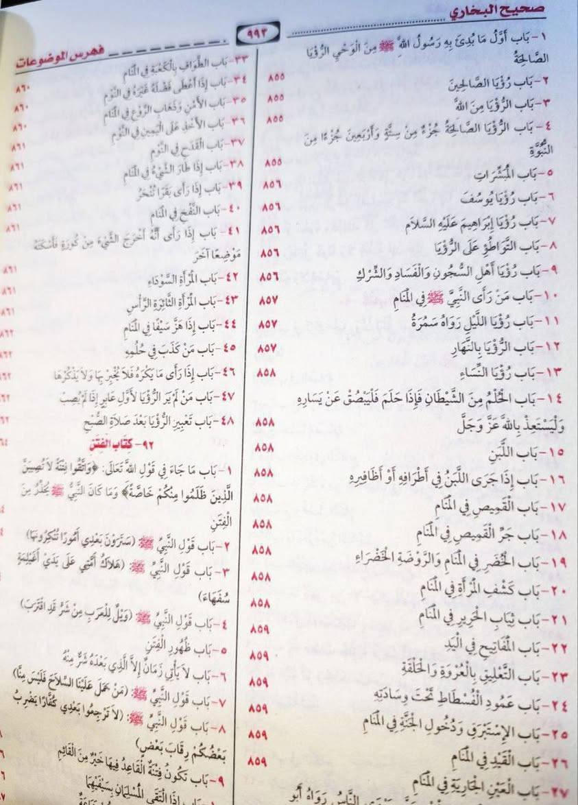 صدرت حديثا الطبعة الجديدة بحلتها الجميلة لصحيح الإمام البخاري المتوفى 256 للهجرة طبعة دار إبن خلدون الأصلية المطابقة للنسخة السلطانية المعتمدة بخط ملون رائع قرابة ألف صحفة كتاب كبير وهو أول الصحاح المهمة جداً عند أهل السنة والجماعة السعر 15 بسعر الجملة الكمية محدودة جداً سارعوا بالحجز *********** واتساب
