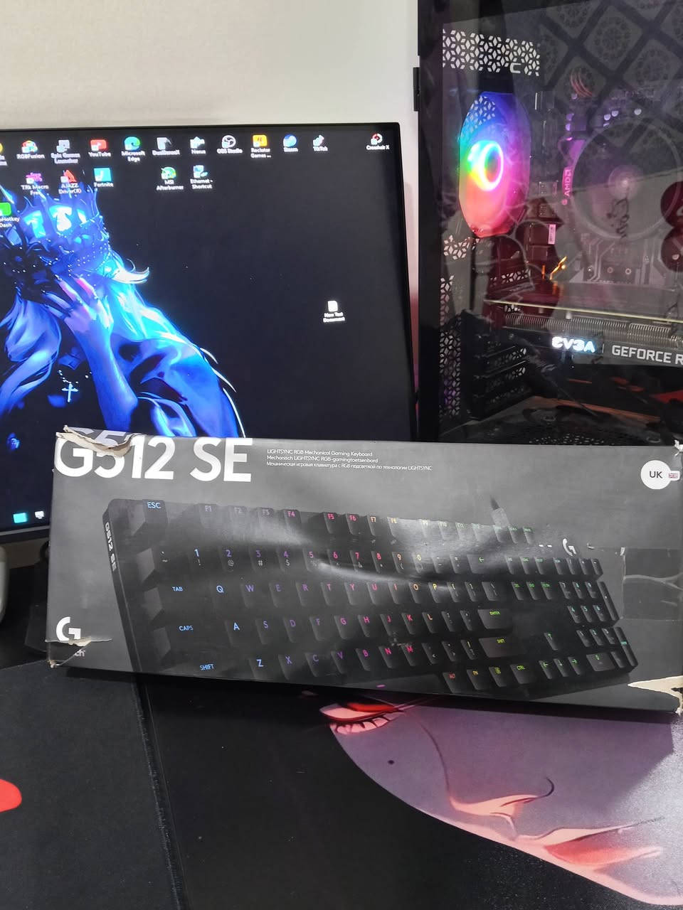 السلام عليكم توصيل مجاني 
الستريم ديك AJAZZ AKP03E سعرة
كيبورد AULA F75 ب48 الف
كيبورد الاسود ميكانيك سوج احمر ب20 الف
كيبورد LOGITECH G512 SE
المراوح ب15 الف
ماوس Terra pro ب60 الف


**إذا كنت صاحب هذا الإعلان وتريد حذفه لأي سبب، رجاءا أرسل رسالة إلى الدعم الفني**