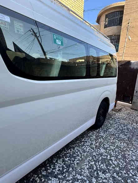 سلام عليكم البيع هايسه مديل 22
رقم أربيل نص موصفات تخم تار دوشمه محمد كباشي 15نفر درع سيبايه كامه سياره بدون نغص سياره جديده ماشيه 85 سياره مكفوله كفاله عامه ما عده المشر صبغ بدون ضربه فقط صبغ سعر 360  تصال ***********
مكان سياره بغداد مدينه صدر
