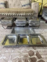 للبيع سيتين جدوره  كويتي ستيل اصلي الماني حافظات طعام للمقبلات سيت كبي...