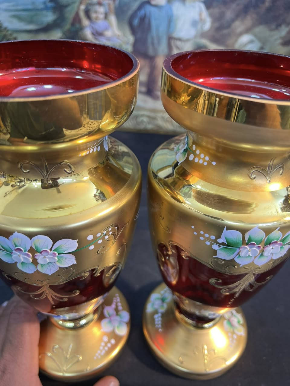 زوج مزهريات چيكي اگارمي مختوم ختمين طلاء ذهب شغل يدوي ارتفاع 27 سنتم لووك بالباكيت سعر الزوج 165


**إذا كنت صاحب هذا الإعلان وتريد حذفه لأي سبب، رجاءا أرسل رسالة إلى الدعم الفني**