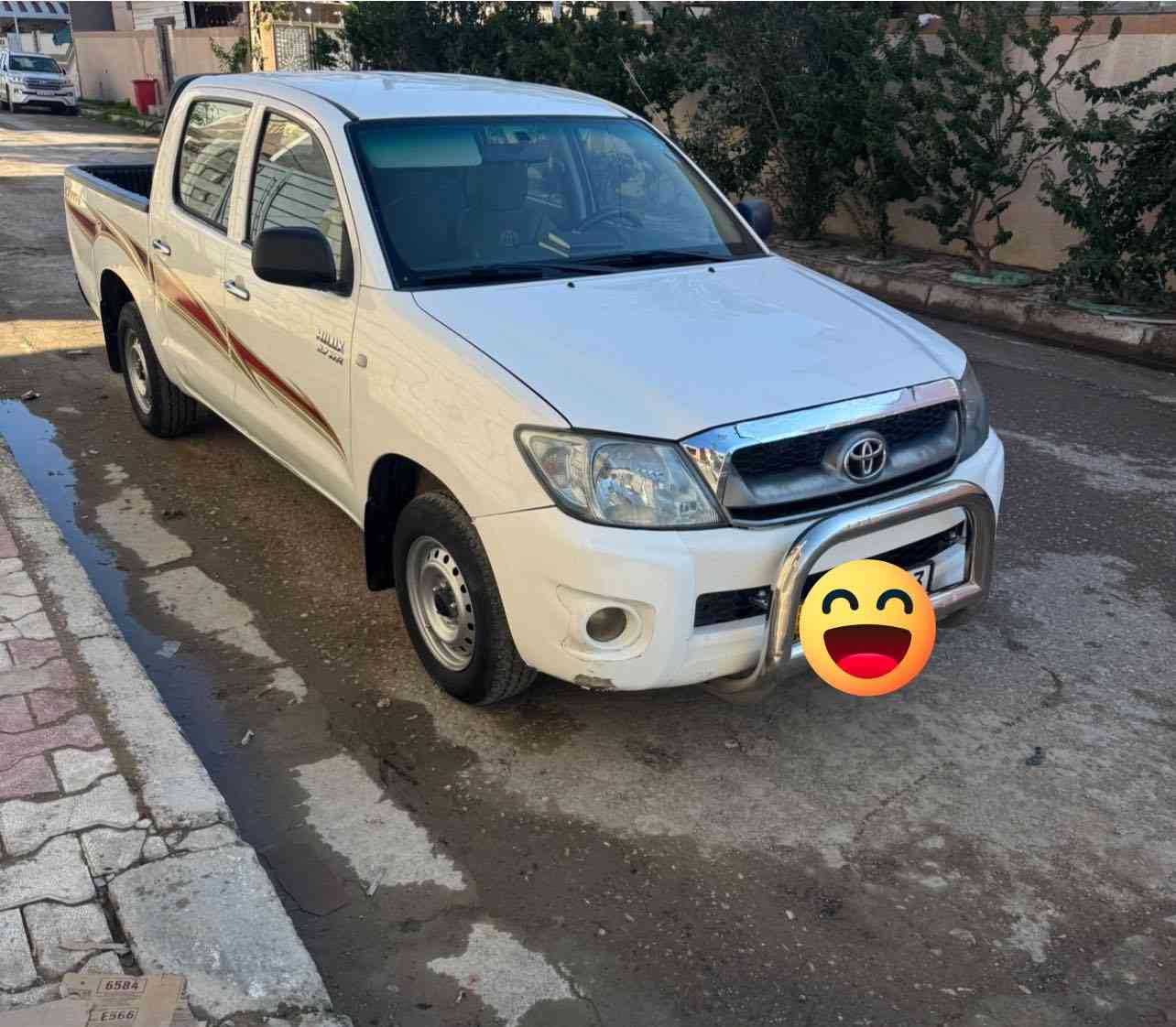 السلام عليكم
▪️للبيع تيوتا هايلوكس  

▪️مديل 2010 

▪️رقم سليمانية  الدولي بأسمي تحويل ثاني يوم  

▪️كير عادي 

▪️السونر مرفق بلمنشور  فقط الاحمر صبغ الباقي بارد

▪️مكاني ديالى بعقوبة 

▪️السعر 146 

▪️السيارة عليهة منضومة غاز الايطالية الاصلية 

▪️ رقم الهاتف ***********
