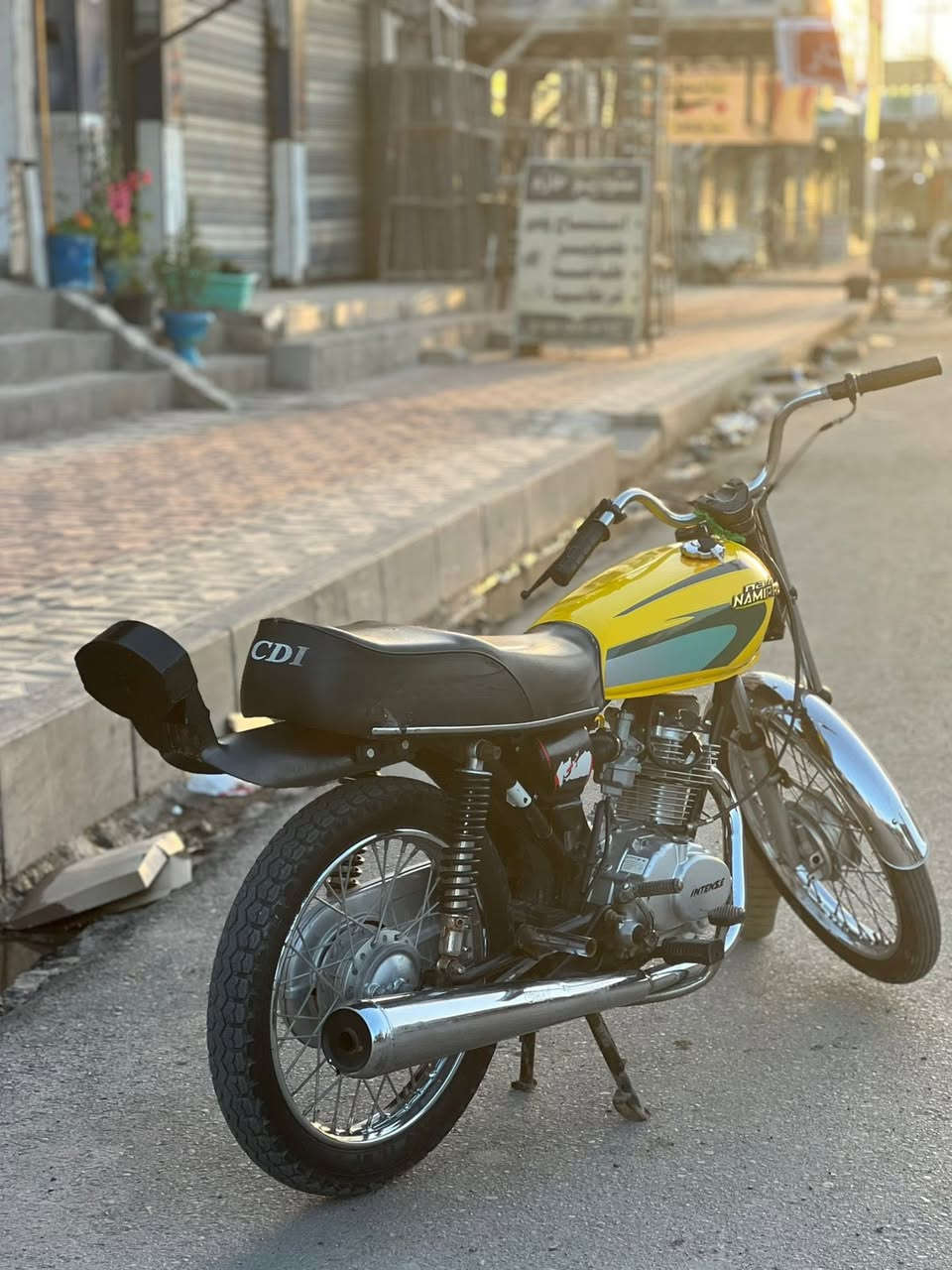 سلام عليكم دراجه نامه المحرك مفتوح بس ولفات كلك كلك درجه مشي يخبل الناصريه مدينه الصدر قرب مدرسه ابن ماجد السعر 550وبيهً مجال ***********
