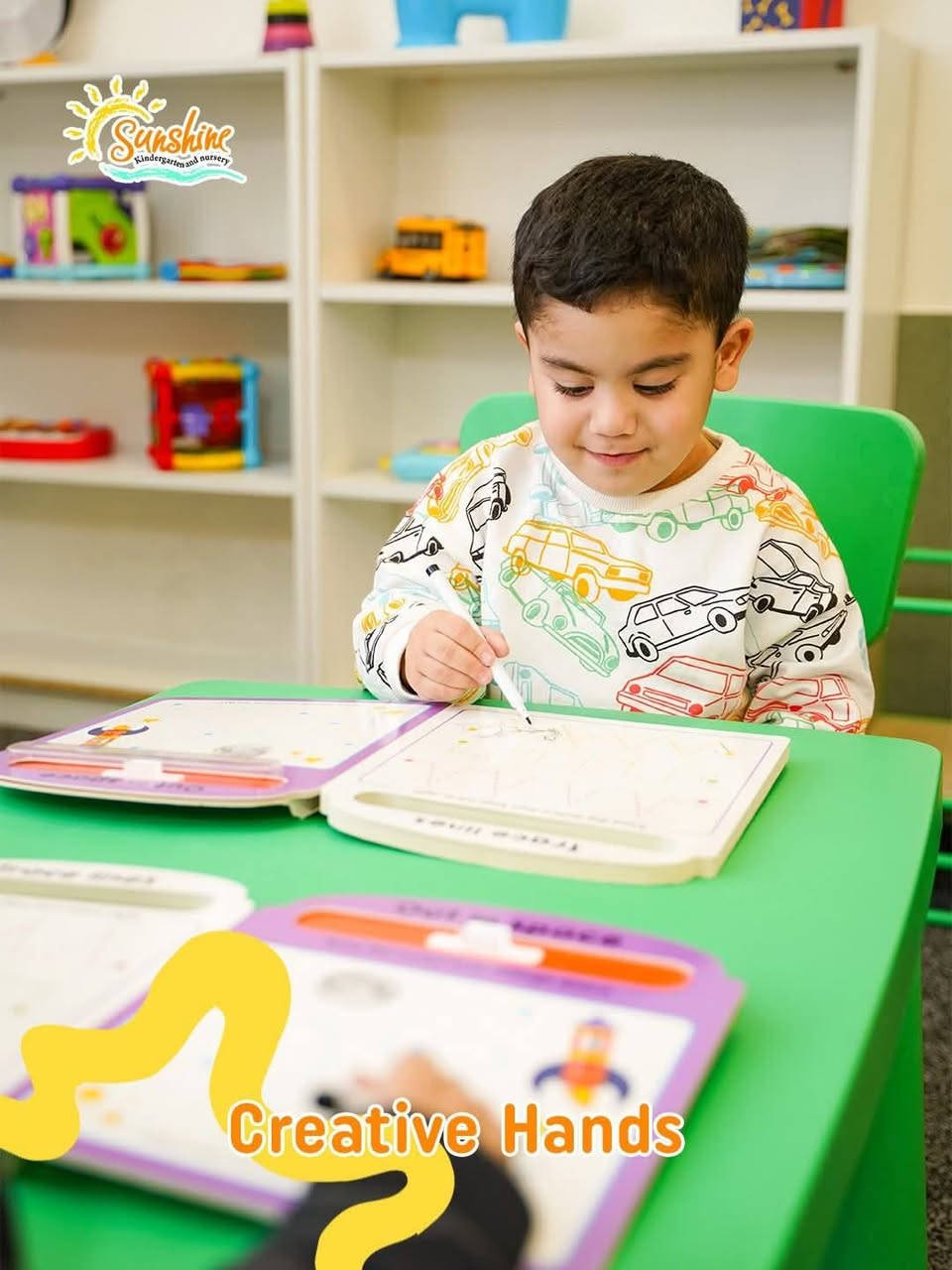 بمرحلة الحضانه في سان شاين
تتبع الخطوط لتنمية التآزر البصري الحركي✨

‎الفرع الأول في الكرخ: اليرموك/الأربع شوارع/  خلف ماركت التفاح الأحمر☀️

‎الفرع الثاني في الرصافة:شارع فلسطين/ بالقرب من الخبير☀️ 

‎الفرع الثالث في مجمع بدور بغداد السكني  قرب شارع مطار بغداد☀️

‎***********حضانه فرع الكرخ☀️
‎*********** روضة فرع الكرخ☀️

‎*********** فرع الرصافة☀️

‎*********** فرع مجمع بدور بغداد☀️
#kindergarten #kids #iraq⁩⁩⁩⁩⁩⁩⁩⁩
