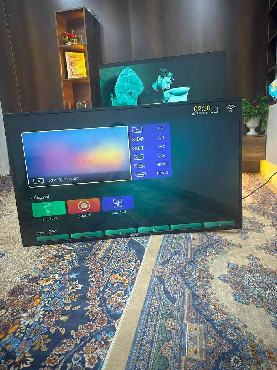 سلام عليكم
شاشة حجم 55  مستعمله نضيفه كلش 

سعر 200 الف مكاني بغداد مدينه الصدر 

***********
