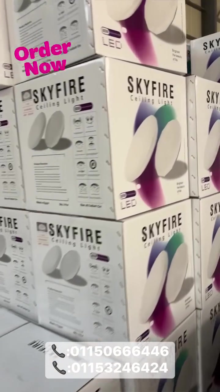 🔥Skyfire Lighting🔥
متخصصين في تصنيع اطباق الديكور بجميع أشكالها💫 
✅أفضل الخامات
✅جودة عالية
✅إضاءة قوية
✅ضمان سنتين

🚨نقدم الآن من المصنع مباشرة🇨🇳🇪🇬 أفضل الأسعار💸للتجار والموزعين

للتواصل والاستفسار :
📞01153246424


**إذا كنت صاحب هذا الإعلان وتريد حذفه لأي سبب، رجاءا أرسل رسالة إلى الدعم الفني**