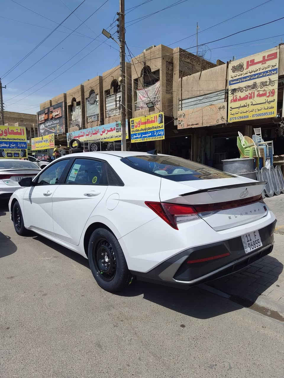 للبيع Hyundai Elantra SEL 2025 سبورت أمريكي
السياره حره رقم بغداد بسمي واني مستوردة من امريكه

ماشية 21 mi

مواصفات رادات امامي خلفي وجوانب شغالات تشغيل عن بعد بصمه

حادث خلفي خفيف جدًا، الجنطة PDR بدون صبغ

ليبل واحد

بدون تبديل، بدون شاصي، بدون إيرباگ

السيارة مدوشمة كامل

تخم ويل + تايرات جديدة نوع كابسن

السيارة نظيفة وجاهزة للاستخدام
بس الشراي يتصل

للاستفسار ***********
