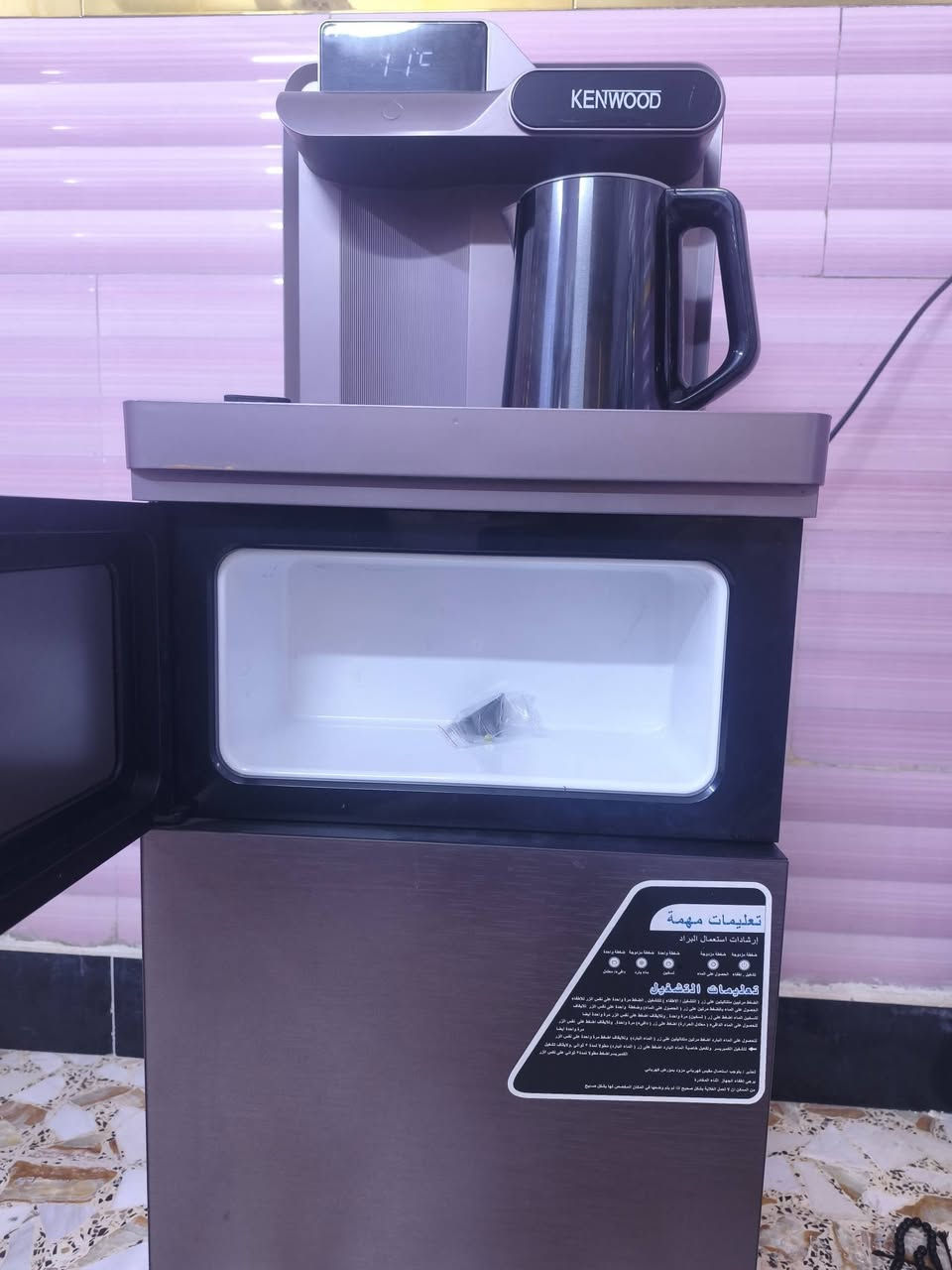 براد نوعيه Kenwood اصلي مامستعمل فقط يوم واحد سعر مالته 150الف الاستفسار على هذا رقم ***********
