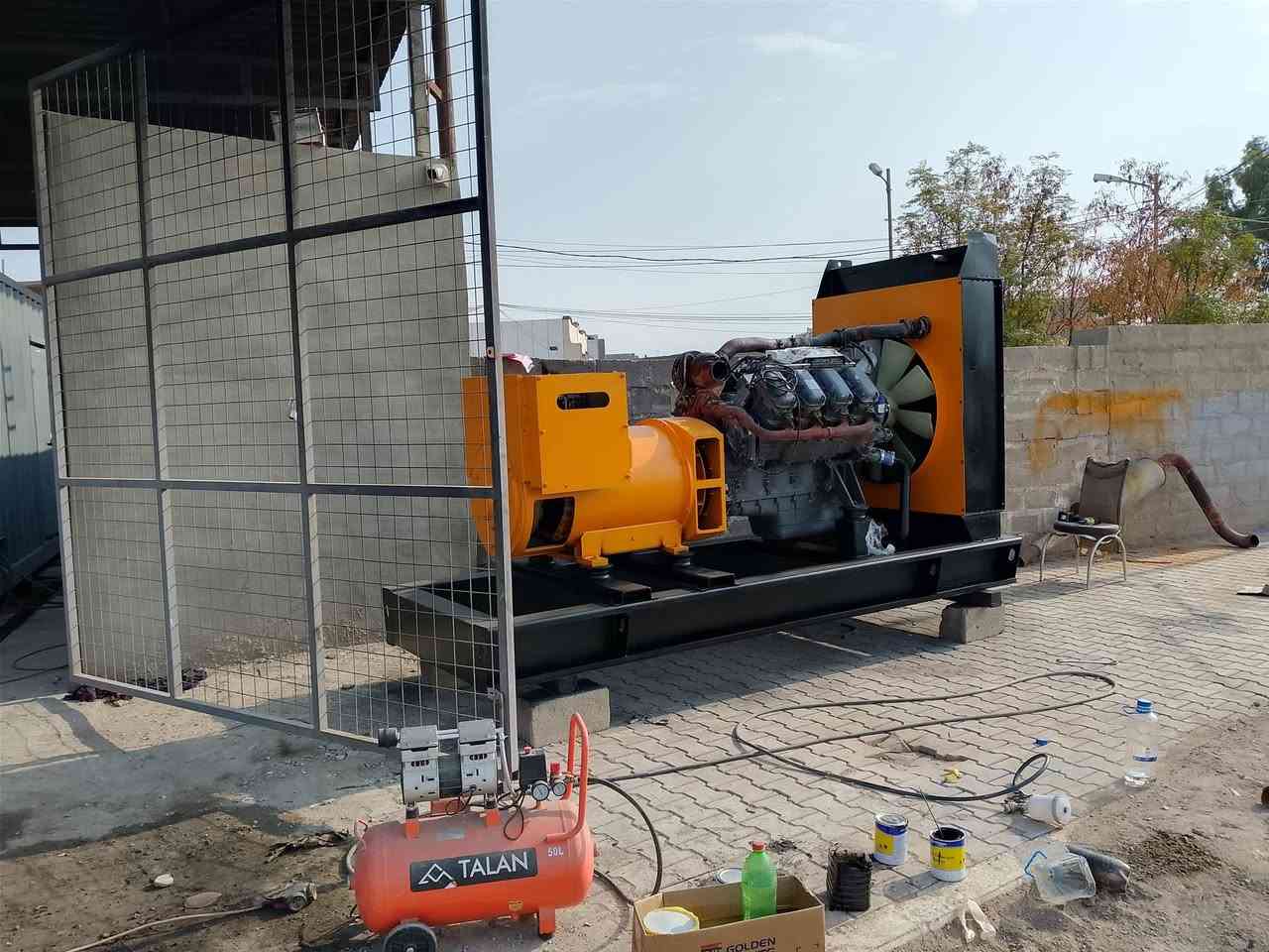 سلام عليكم بلاد مولد وحش توليد 550 بلاد تجفيت جديد شرط الحمل بدون صرف بدون بخار مكاني كركوك السعر 125وبي مجال حك الضيافه***********
