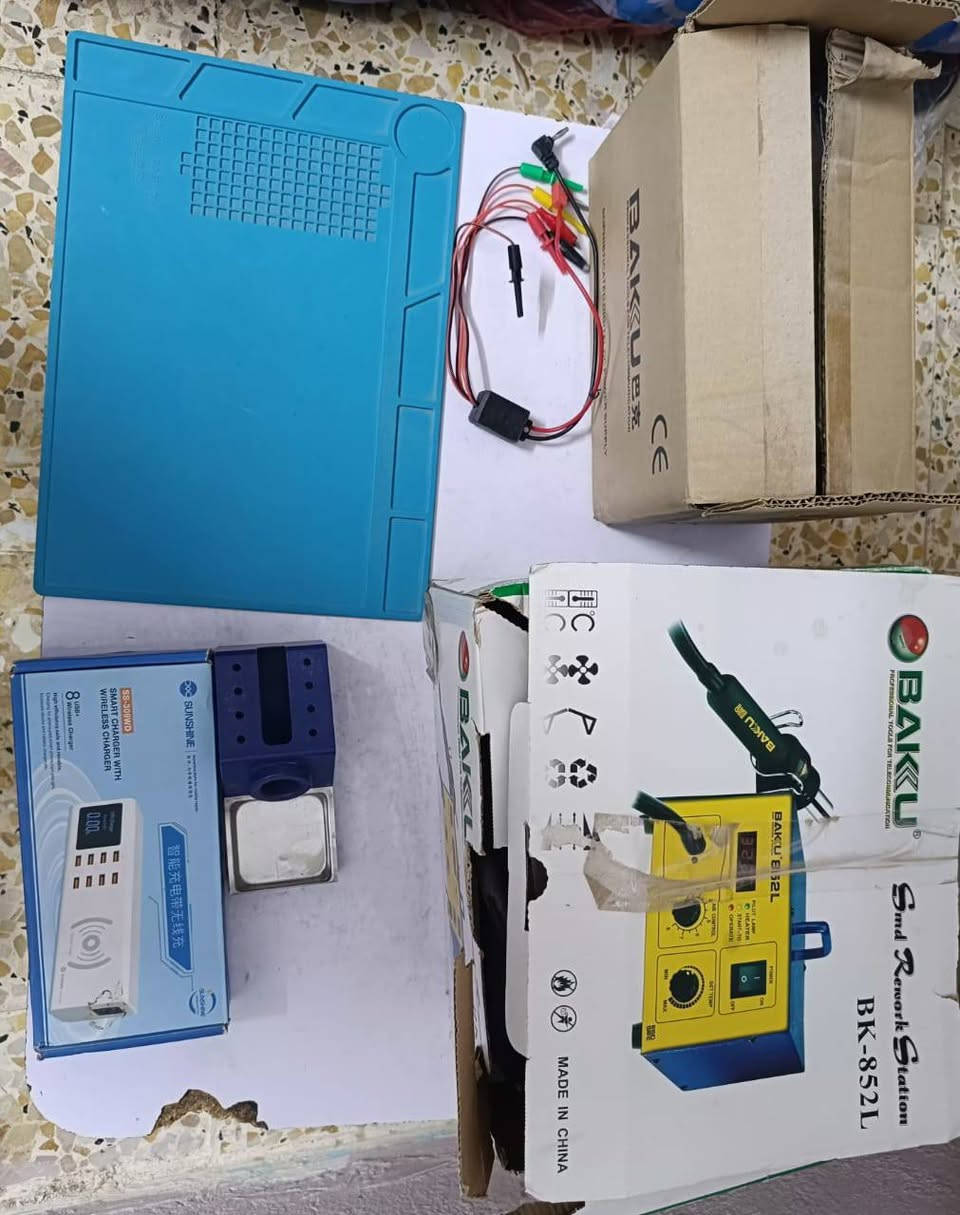 بور سبلاي من شركة باكو الاصلي 35 بي مجال
كاوية صولدر+هوت اير ب80 
قطعة زرقاء تتحمل رارة عالية سعرها 7 الاف
ومجهر ب٢٠٠ الف كلهن ستخدام قليل مكاني حي ميسان النجف, العراق


**إذا كنت صاحب هذا الإعلان وتريد حذفه لأي سبب، رجاءا أرسل رسالة إلى الدعم الفني**